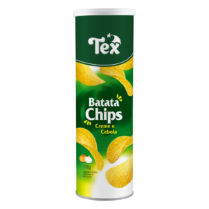 BATATA  SABOR CREME E CEBOLA TUBO TEX 110G